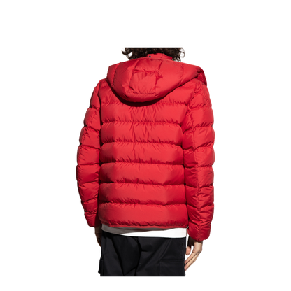 Montbrocq Hooded Short Down Jacket - Red