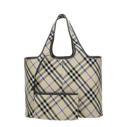 Medium Checked Tote Bag