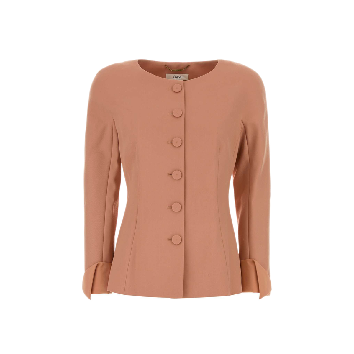 MAYFEYR - Chloè - Antiqued Pink Wool Blazer - CH26UVE34066266