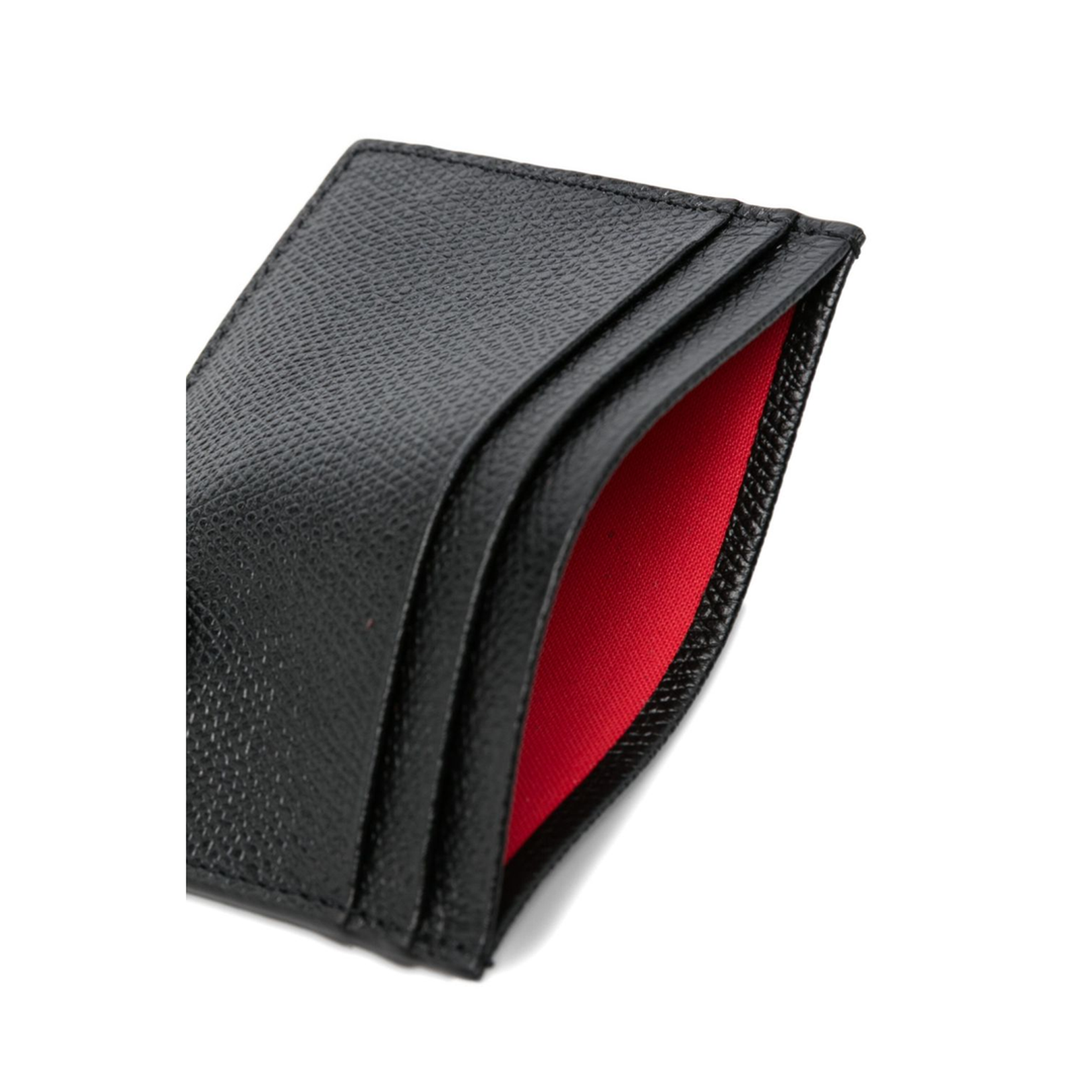 Black Calf Leather Card Holder