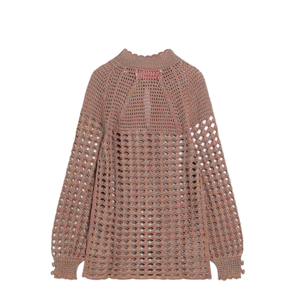 Openwork Sweater In Blend