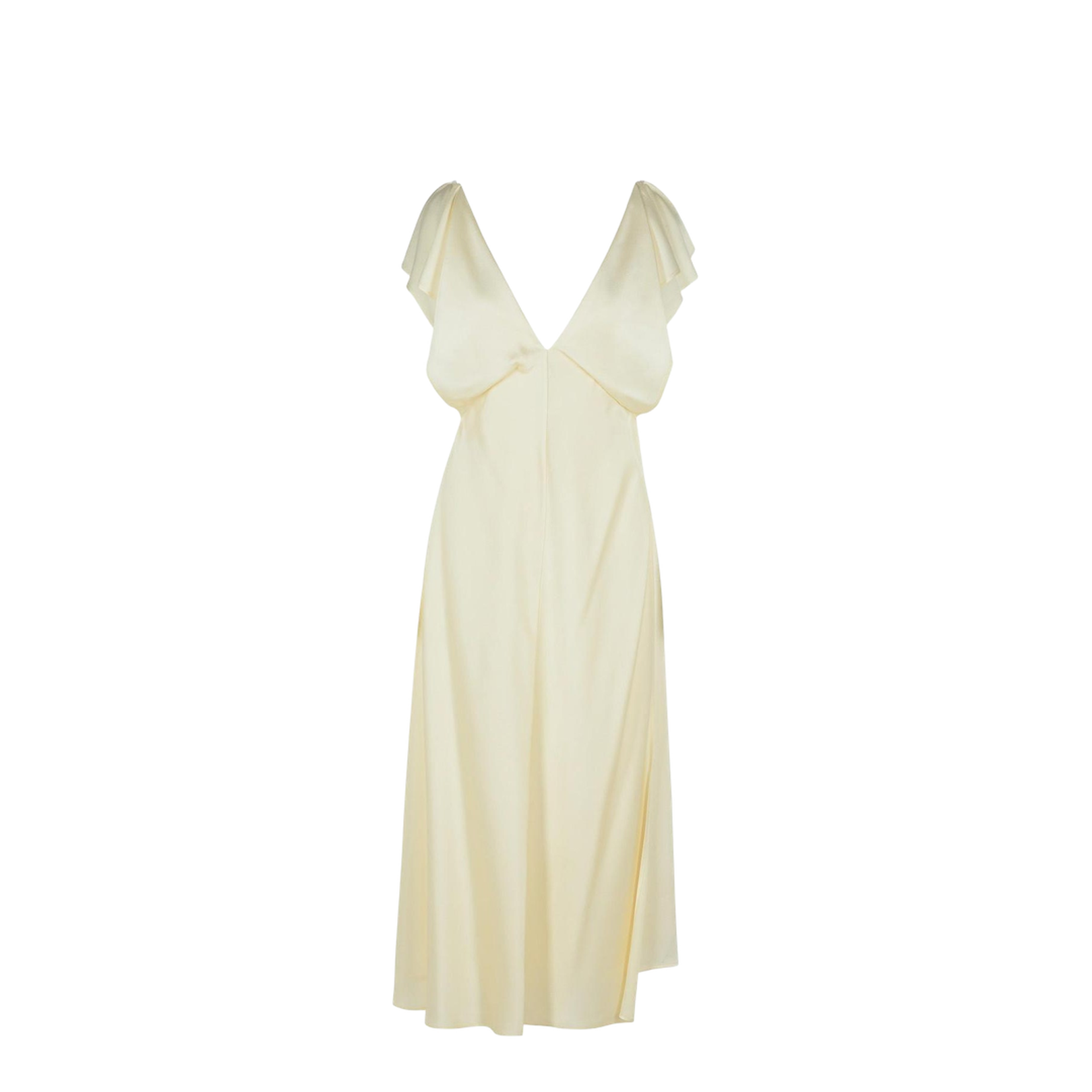 Ivory Viscose Blend Dress