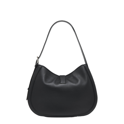 Adjustable Leather Strap with Antique Silver T Buckle