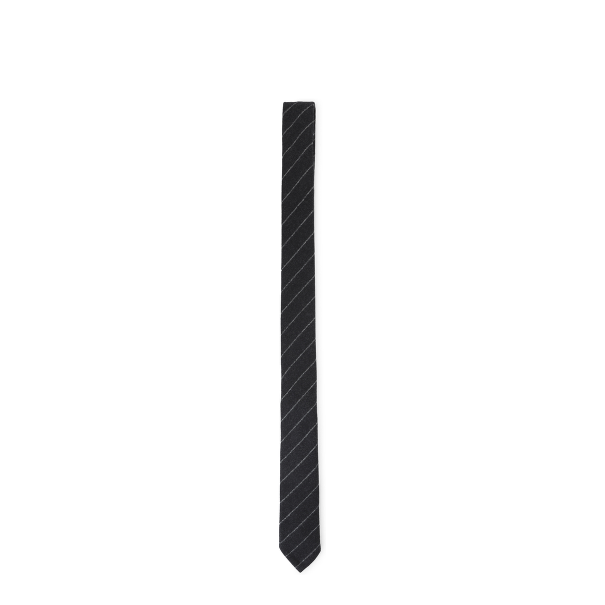MAYFEYR - Thom Browne - Charcoal Classic Wool Tie - MNL001AF1307015