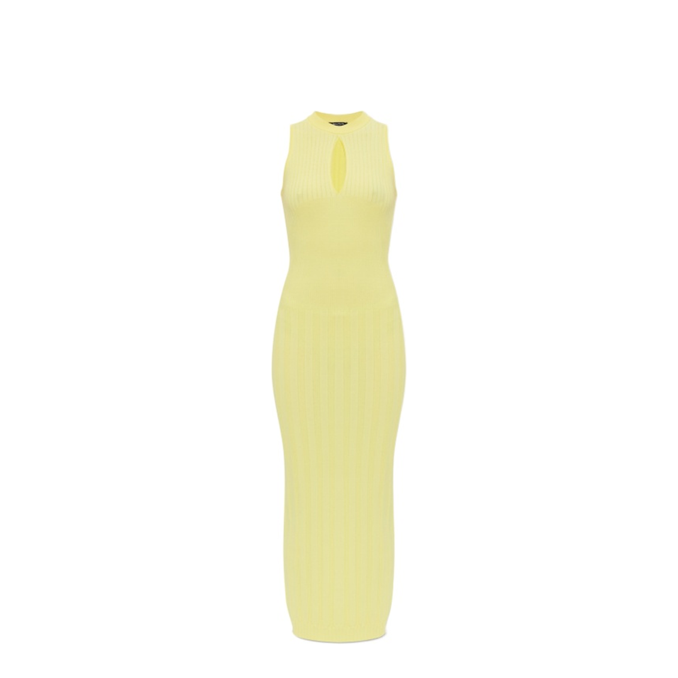 Ribbed Dress Yellow