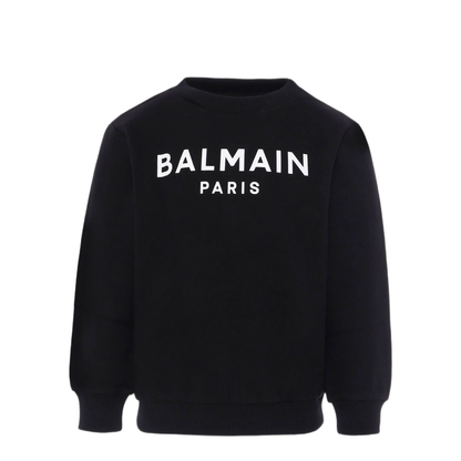 MAYFEYR - Balmain - Crewneck Sweatshirt With Logo - BX4P10Z3183930BC