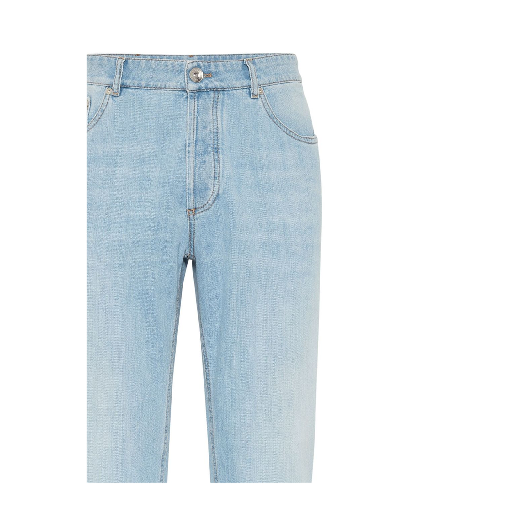 Logo Embroidery Jeans