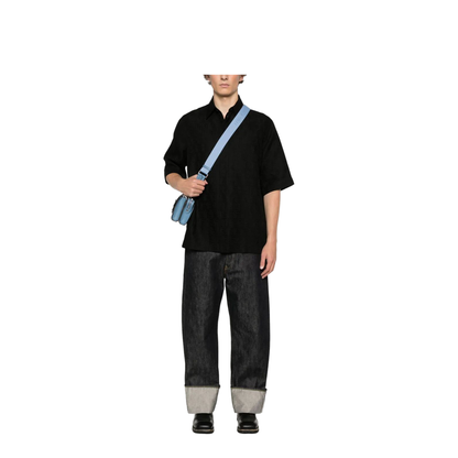 MAYFEYR - Fendi - Linen Ff Jacquard Oversize Shirt - FS1317AU6Y