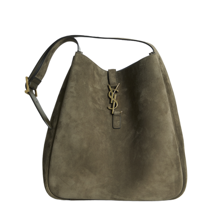 MAYFEYR - Saint Laurent - Suede Le 5 À 7 Bag Large - 8505451U80W3212