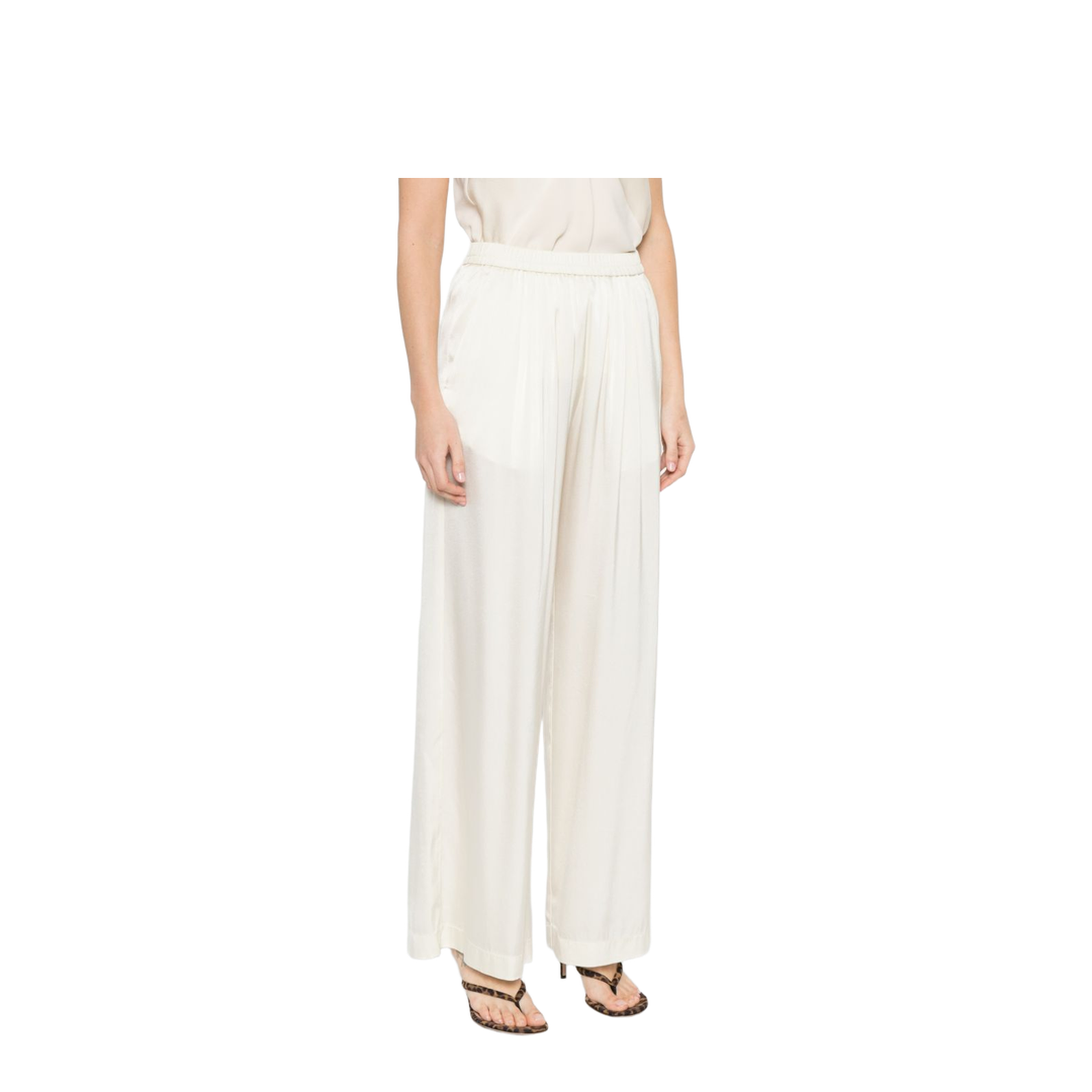 MAYFEYR - Forte Forte - Trousers White - 14582MYPANTSYOGURT