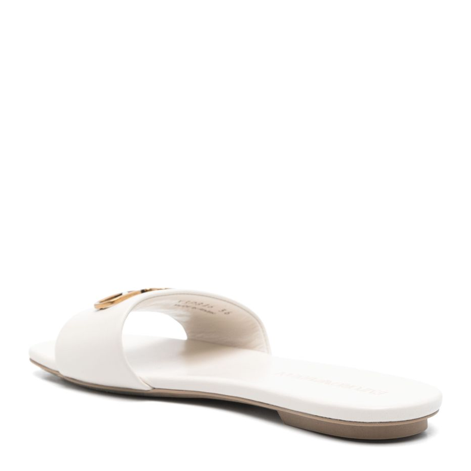 Nappa-leather Sandals with Eagle Plate
