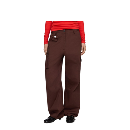 MAYFEYR - Ganni - Trousers Brown - A1080164979