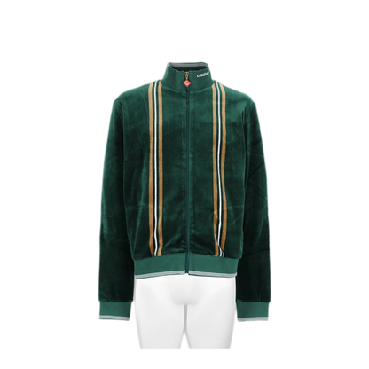MAYFEYR - Casablanca - Cotton Polyester Sports Jacket - MAW26JTP55401GREENBROWNOFFWHITE