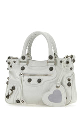 Neo Cagole XS Top Handle Bag, Silver Hardware