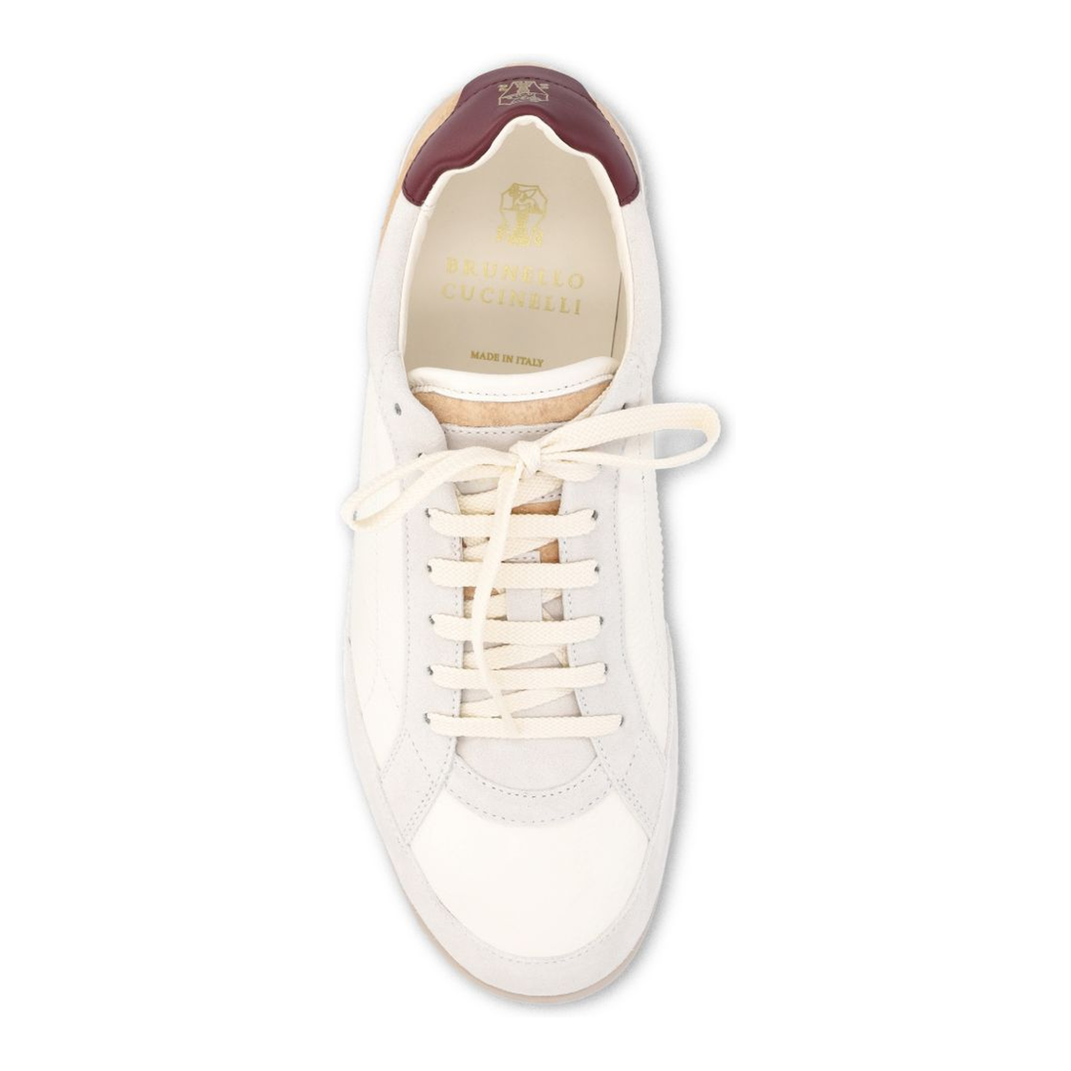 Sneaker with Suede Details