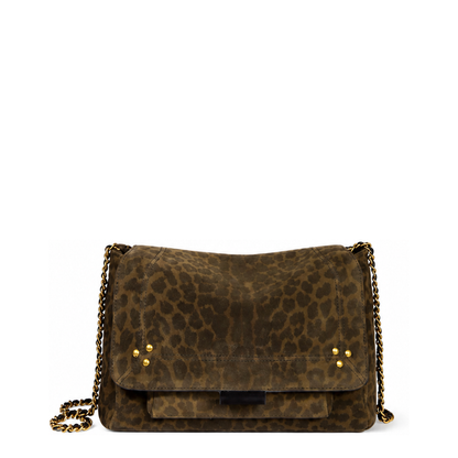 MAYFEYR - JÉRÔME DREYFUSS - Lulu M Shoulder Bag - 43LULUMCRIMPRIMLOPARDKAKI