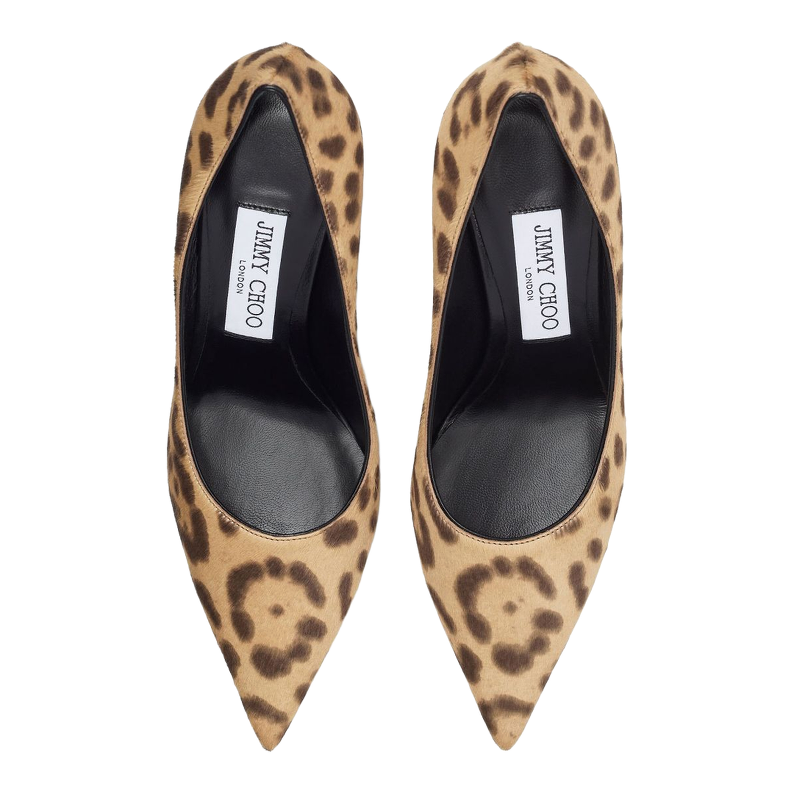 Natural Leopard Print Pony Pumps