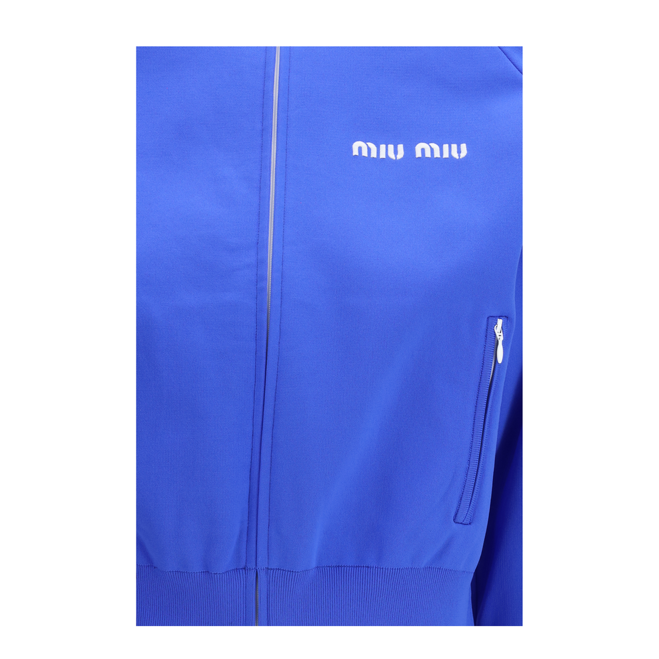 MAYFEYR - Miu Miu - Zip-Up Sweatshirt - MMF00VSOOO148O