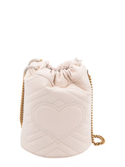 GG Marmont Bucket Bag, Gold Hardware