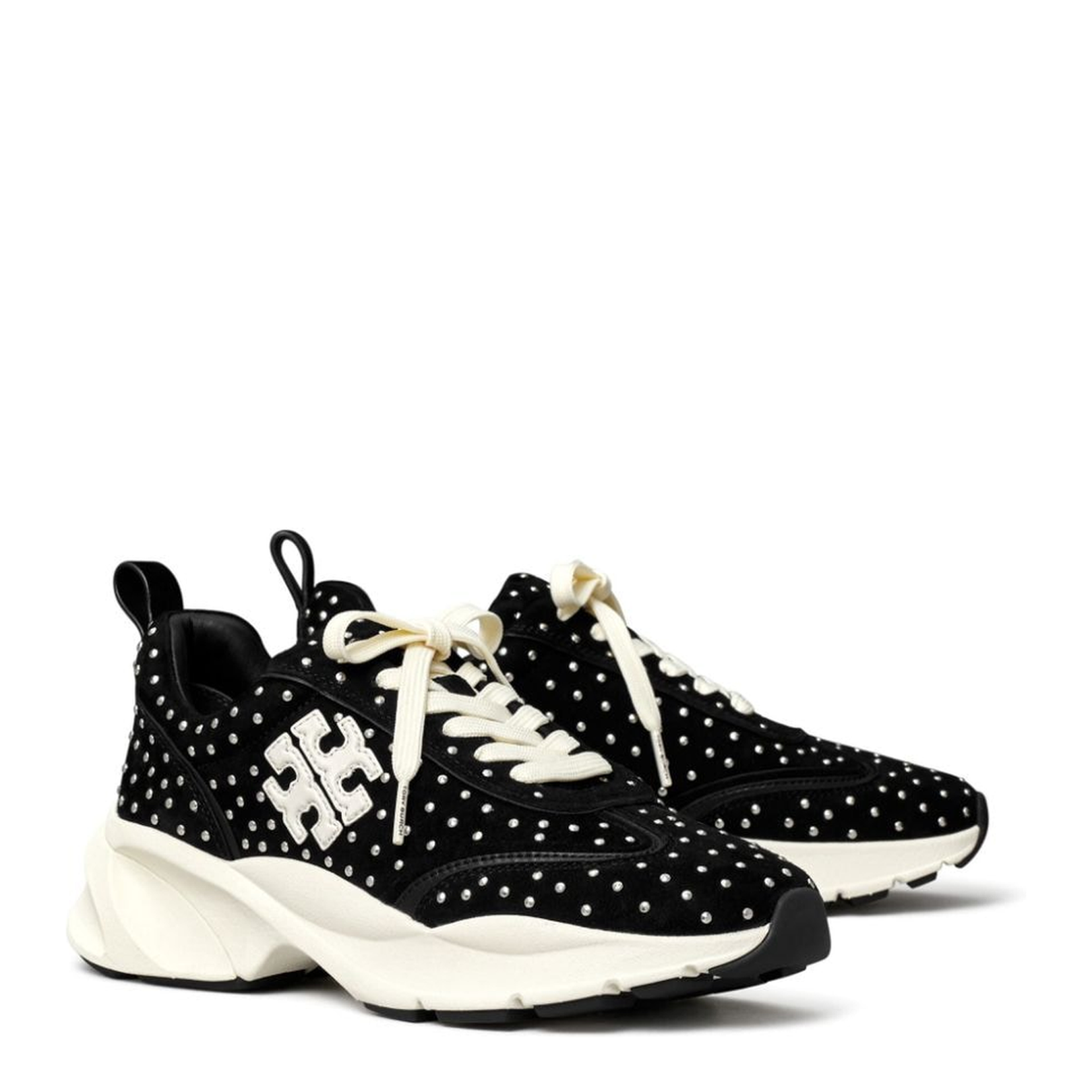 Panelled Lace-up Sneakers
