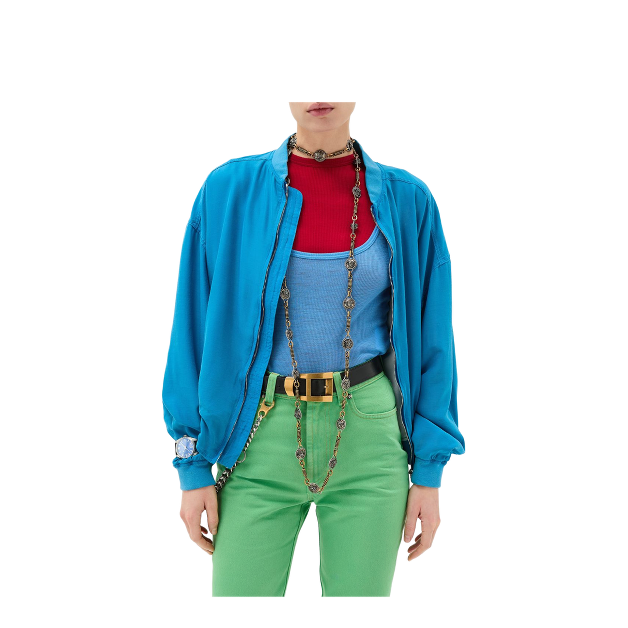 Women's Medusa Wool Tank Top Blue