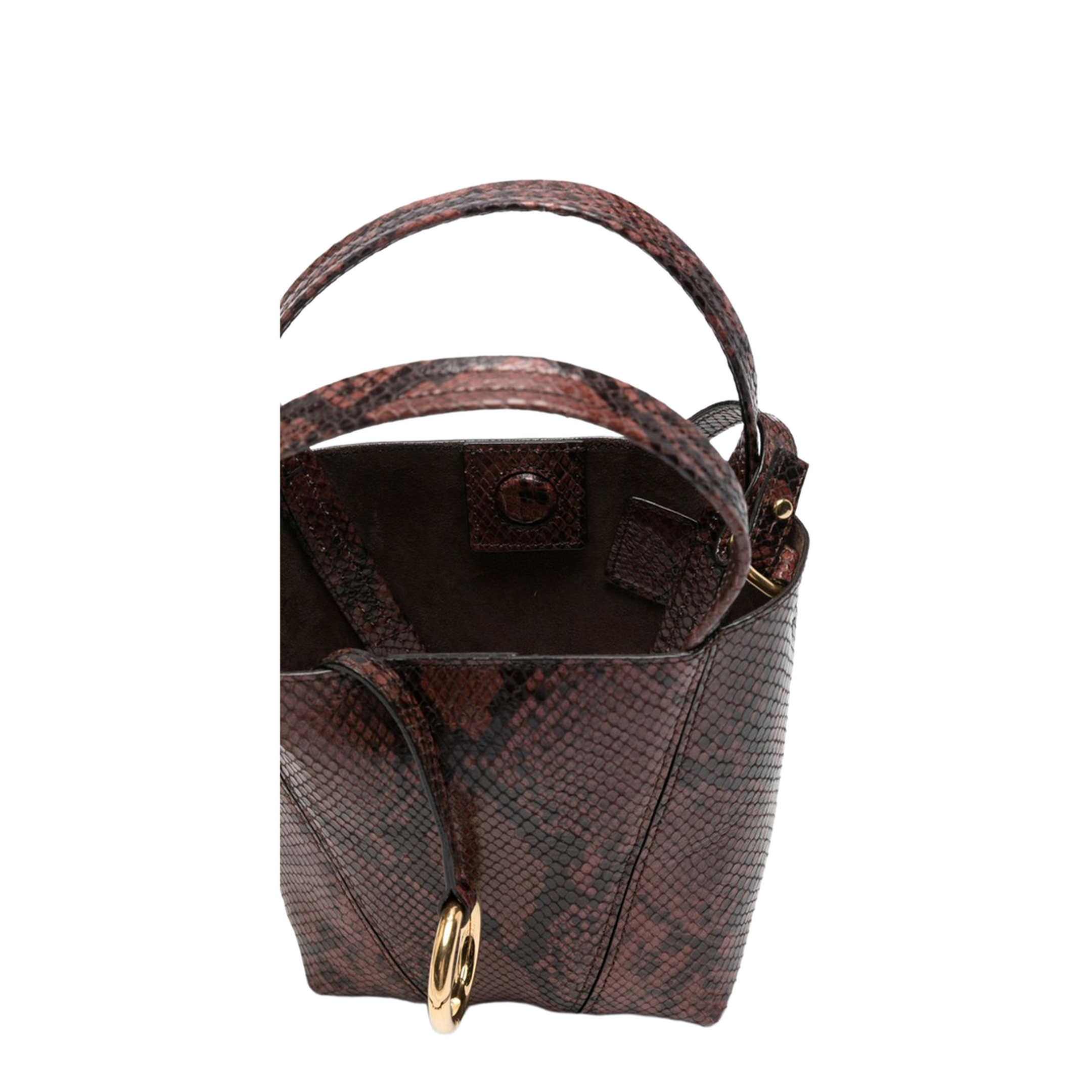 Spin Small Calfskin Tote - Rosewood