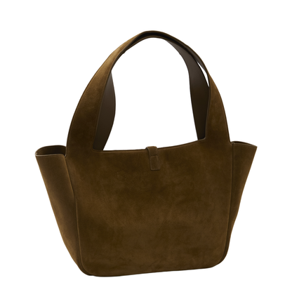 Biscuit Suede Leather Le 5 À 7 Bea Shopping Bag