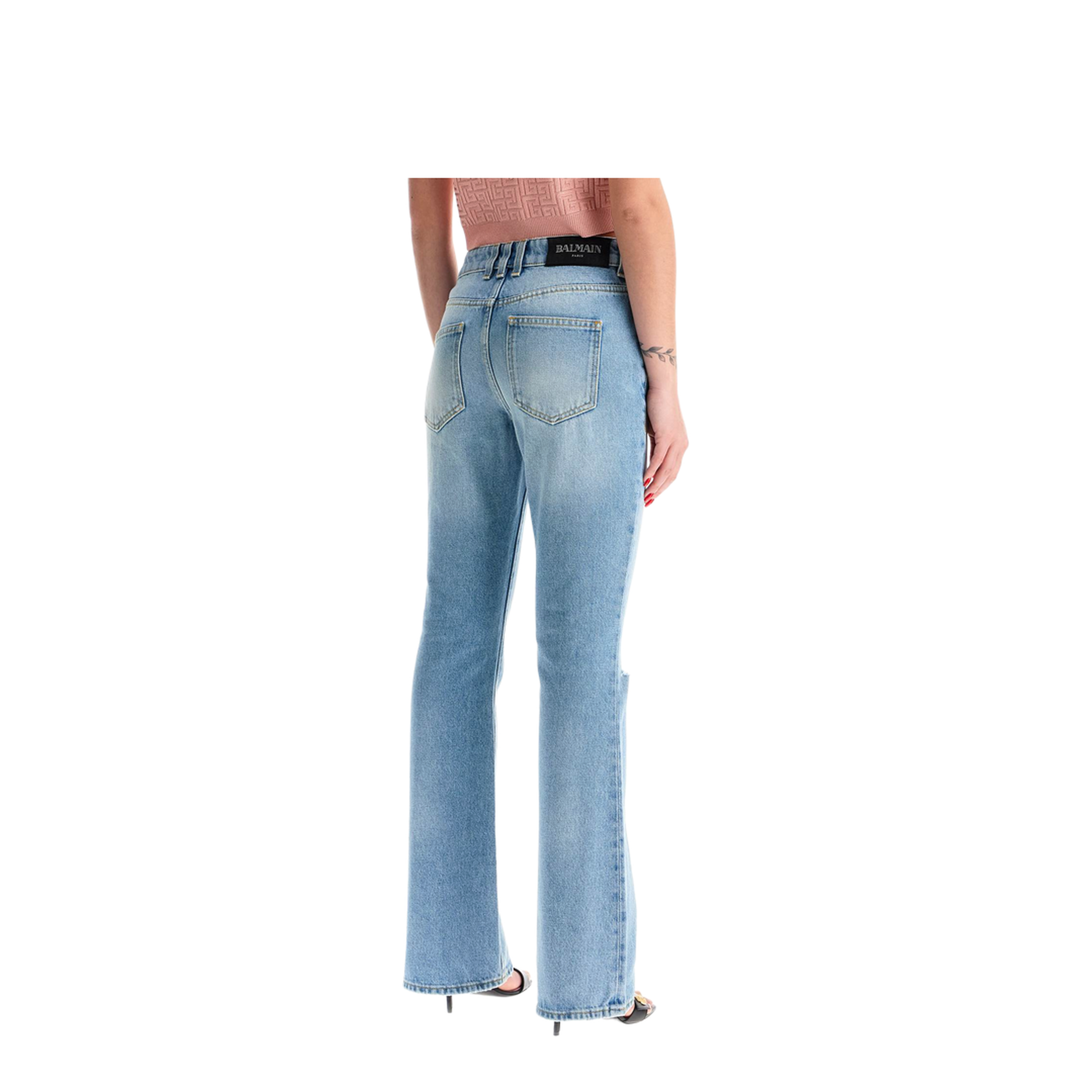 Light Blue Cotton Jeans