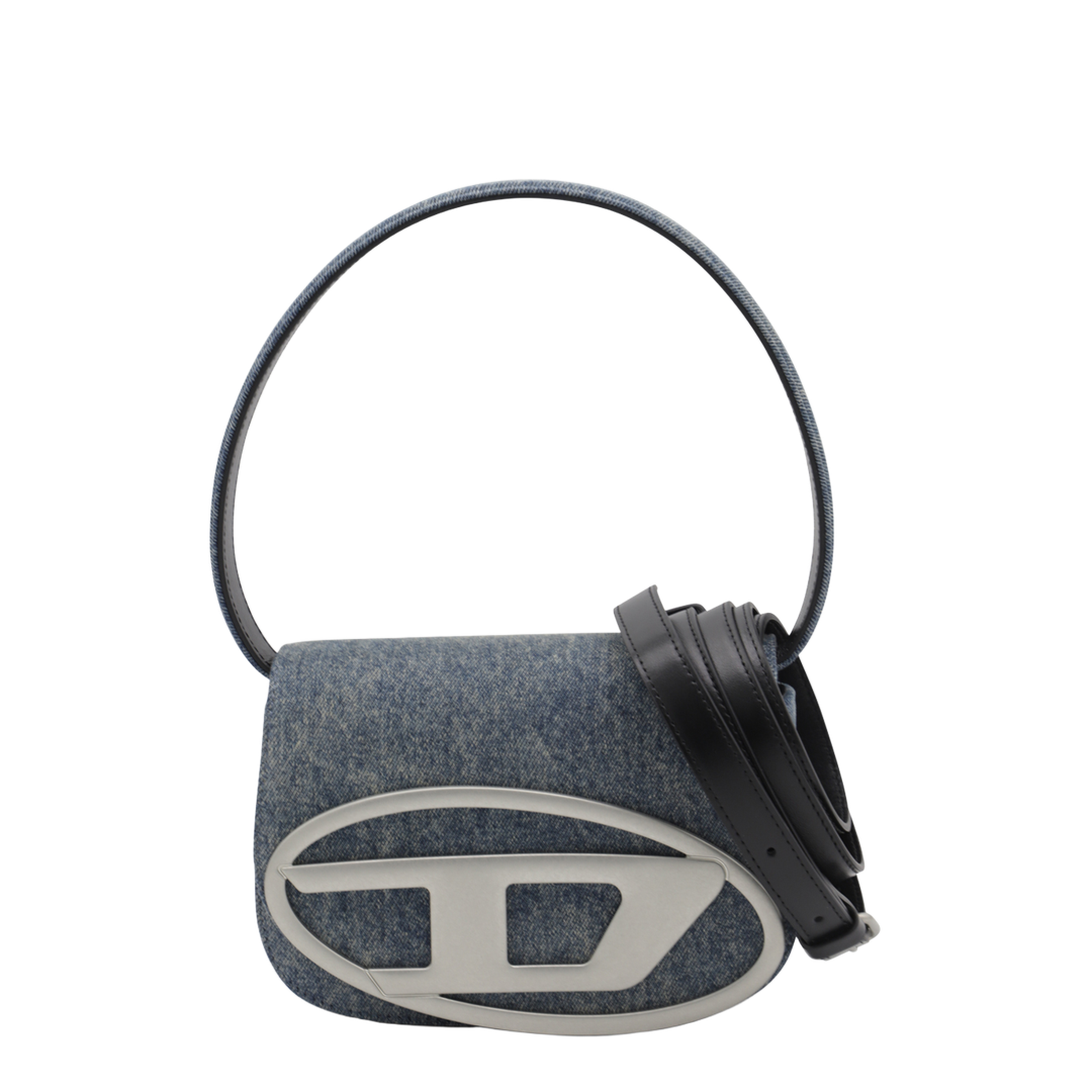 1DR Denim Shoulder Bag - Clear Blue