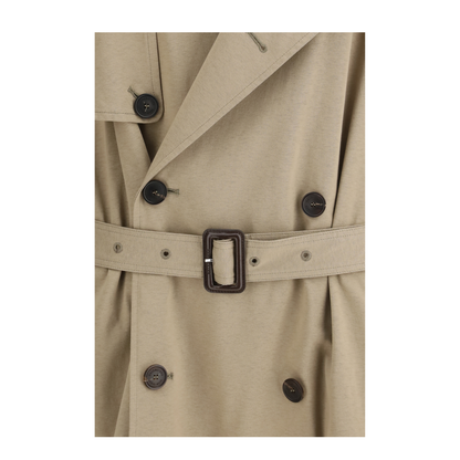 MAYFEYR - Balenciaga - Belted Double-Breasted Trench Coat - 862426TSVC1