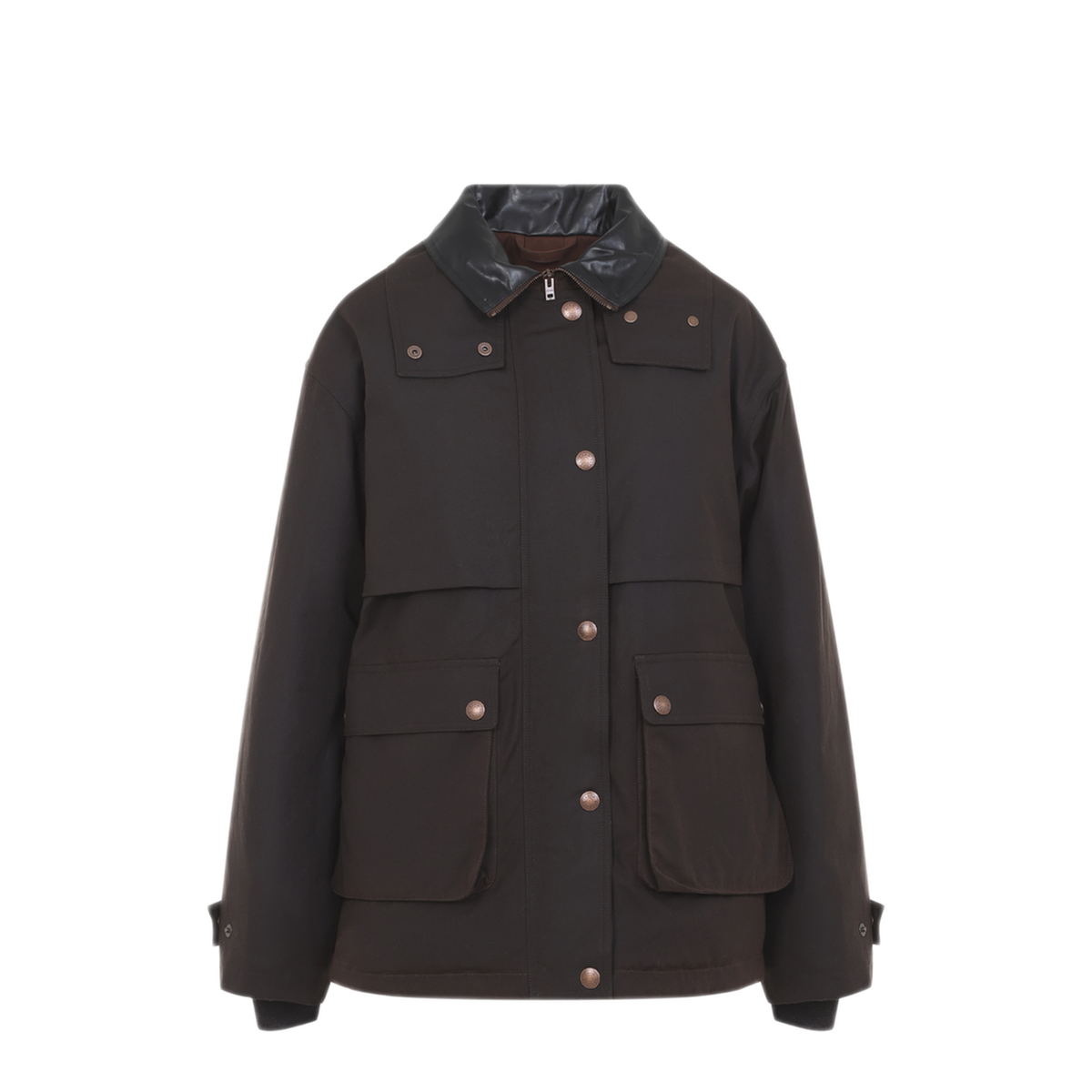 MAYFEYR - Acne Studios - Dark Brown Organic Cotton Jacket - A90737ADM