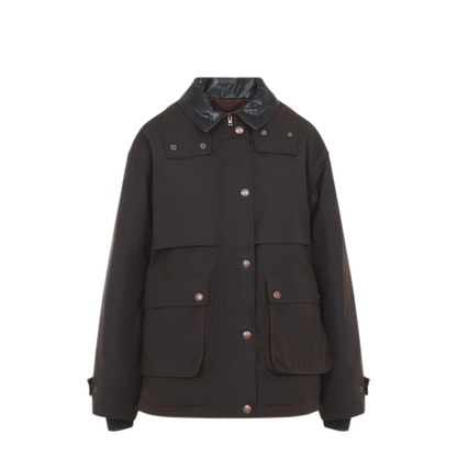 MAYFEYR - Acne Studios - Dark Brown Organic Cotton Jacket - A90737ADM