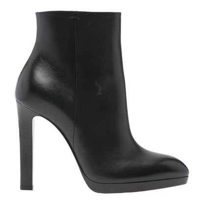 Fannylove Booty - 120 mm Low Boots - Calf Leather - Black
