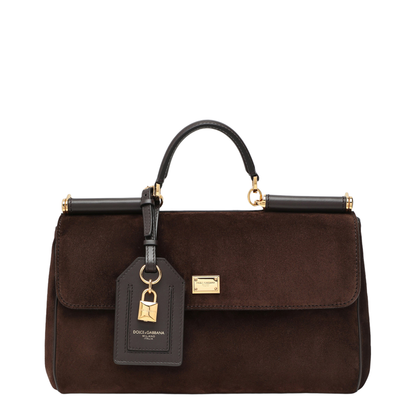 MAYFEYR - Dolce & Gabbana - Brown Suede Leather Bag My Sicily - BB7782BO9038M157