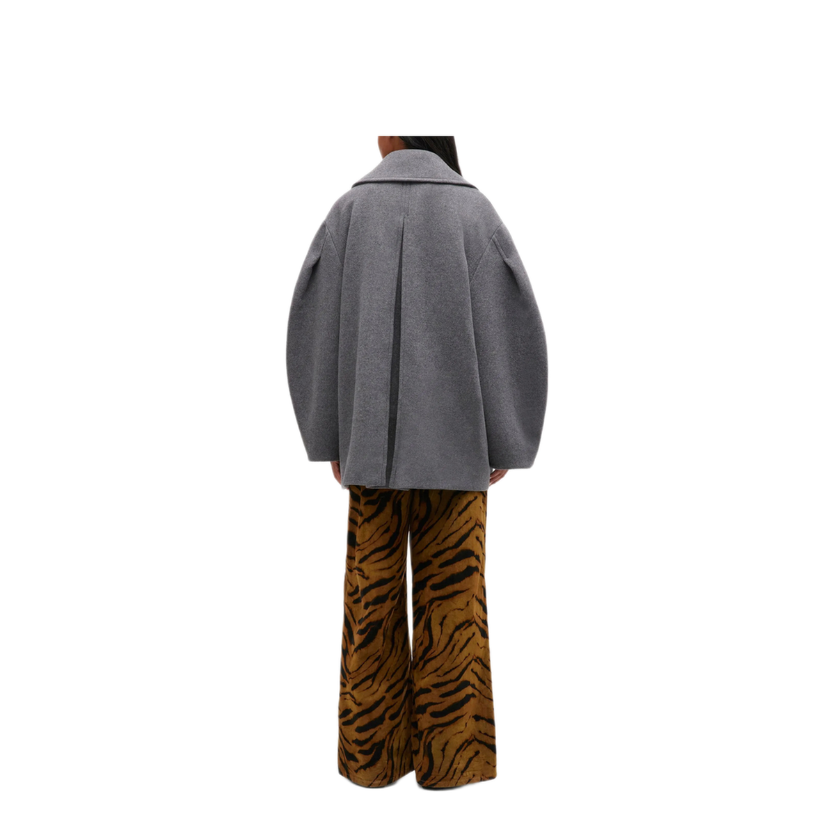 MAYFEYR - Ganni - Midi Coat Grey - W0930205