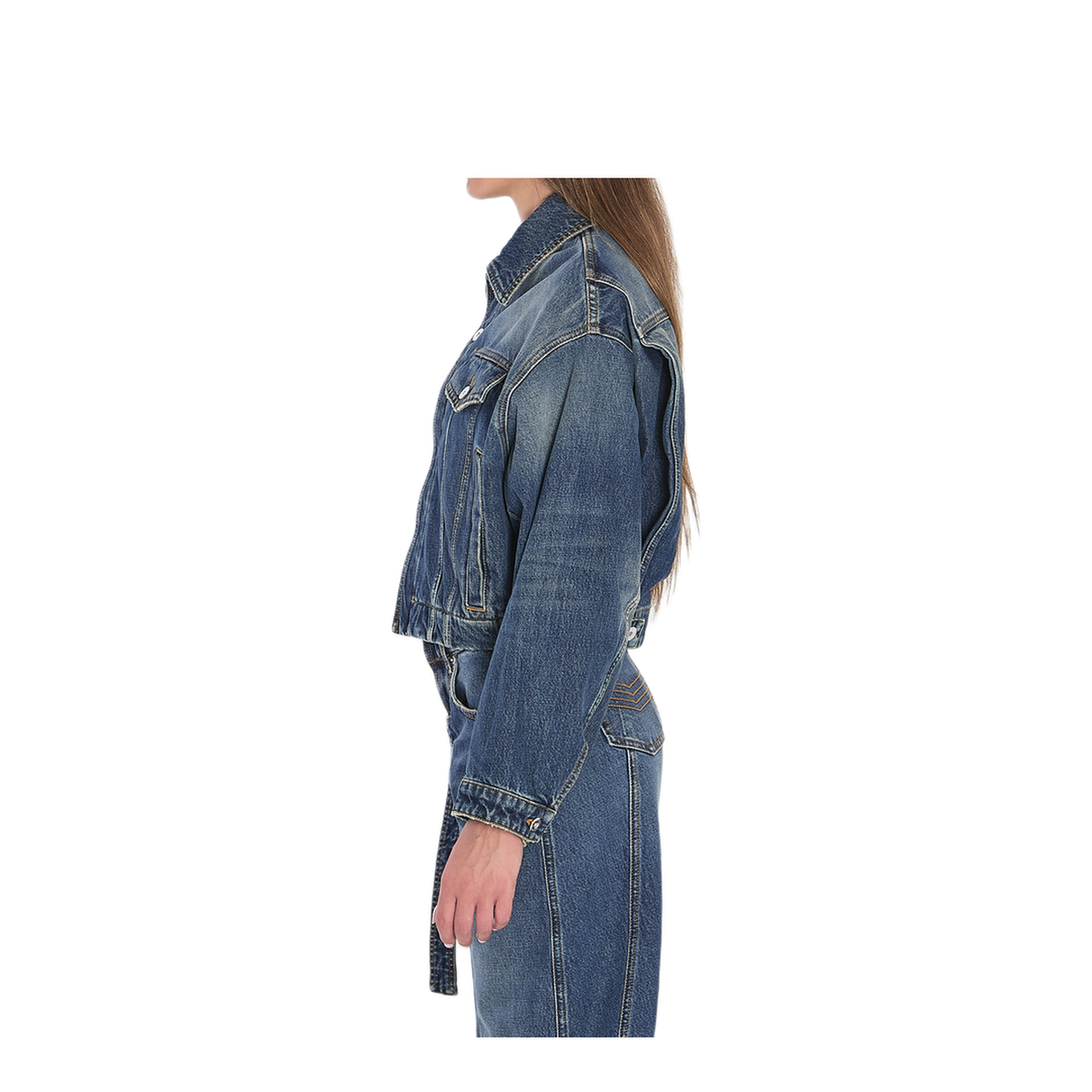 MAYFEYR - Jean Paul Gaultier - Strap Jacket In Denim - WJA004D02457