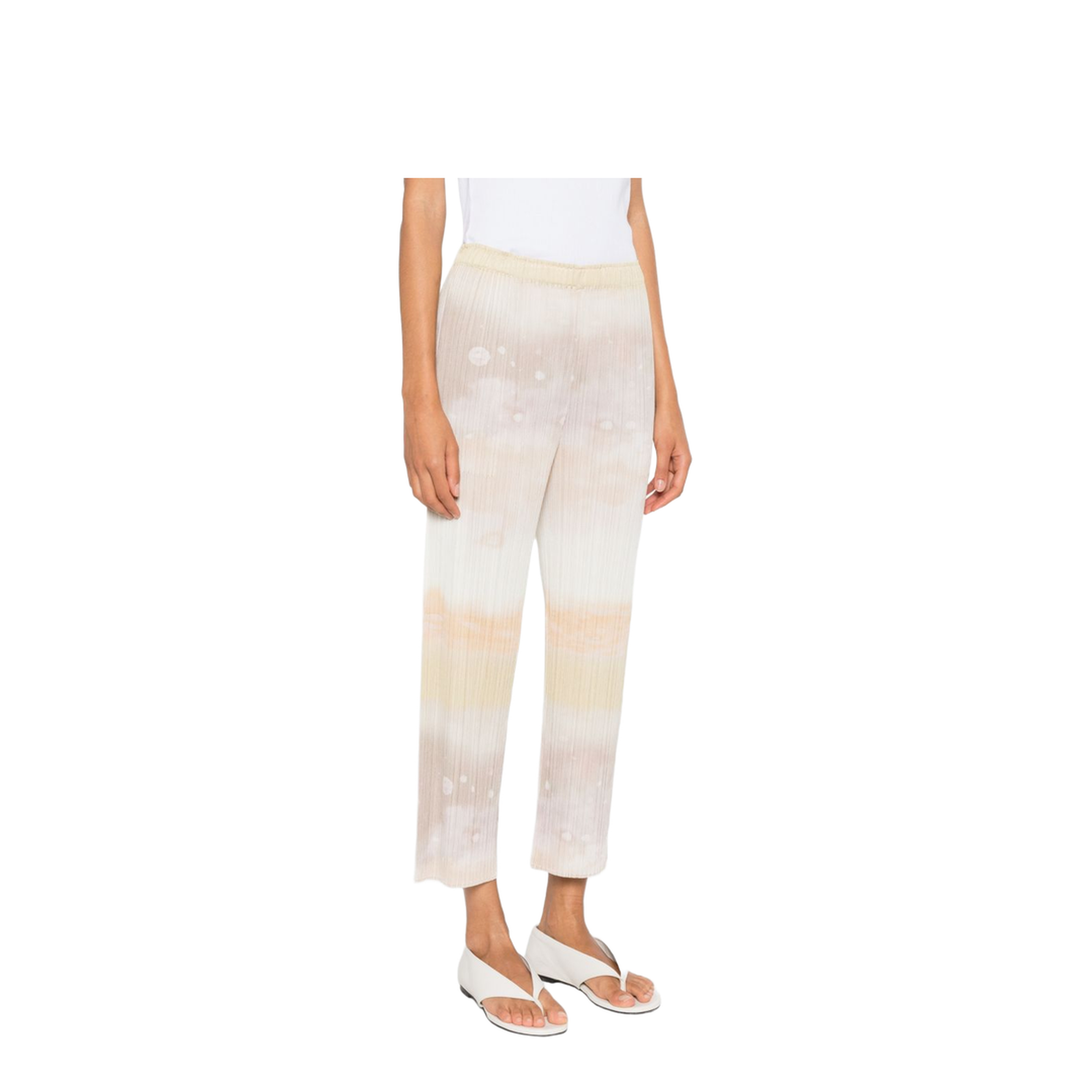 MAYFEYR - Pleats Please - Trousers Beige - PP66JF71442