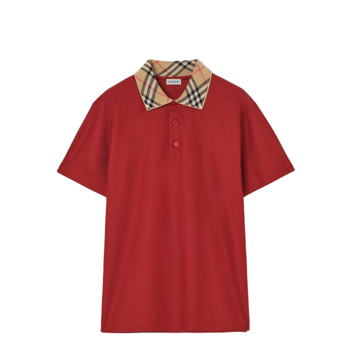 MAYFEYR - Burberry - Check Collar Cotton Polo Shirt - 8127677C5335