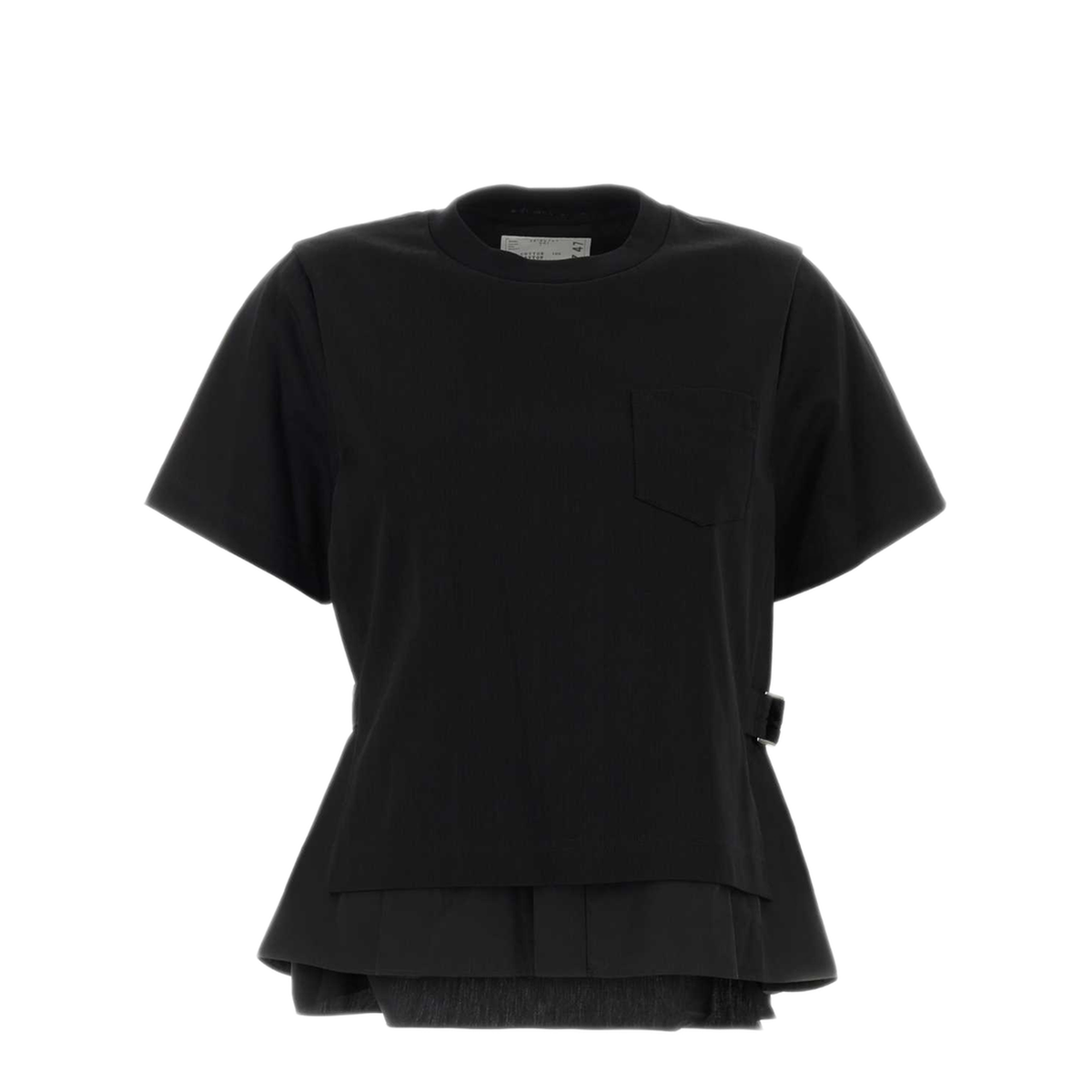 MAYFEYR - Sacai - Poplin X Cotton Jersey T Shirt - 2608747001