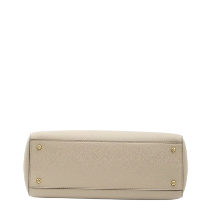 Eleanor Soft Satchel Cream
