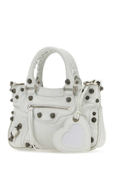 Neo Cagole Top Handle Bag, Silver Hardware