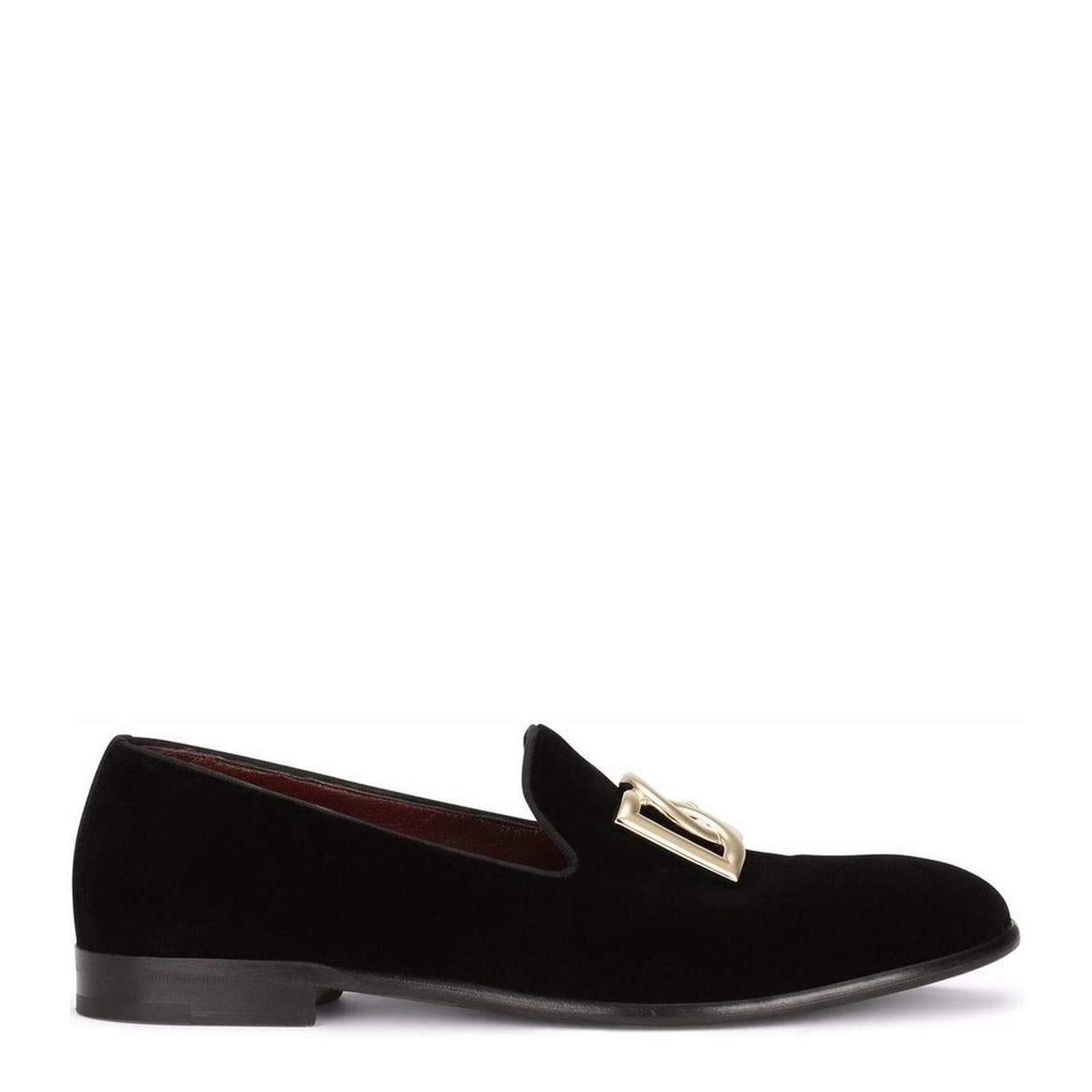 Elegant Black Velvet Loafers