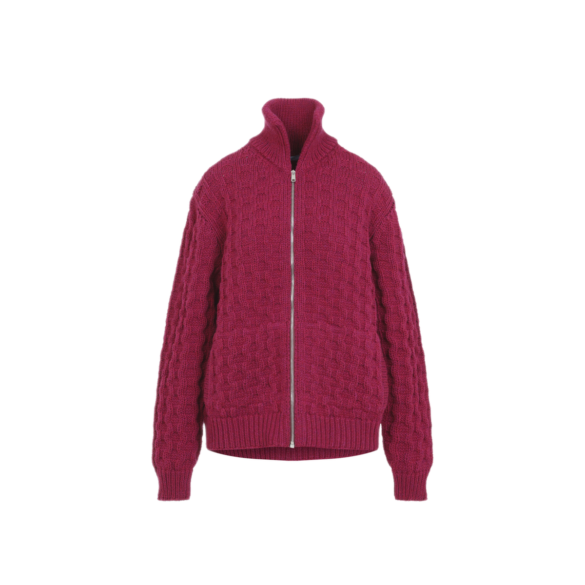 MAYFEYR - Prada - Cardigan In Deep Raspberry - P25O59SOOO6835F0590
