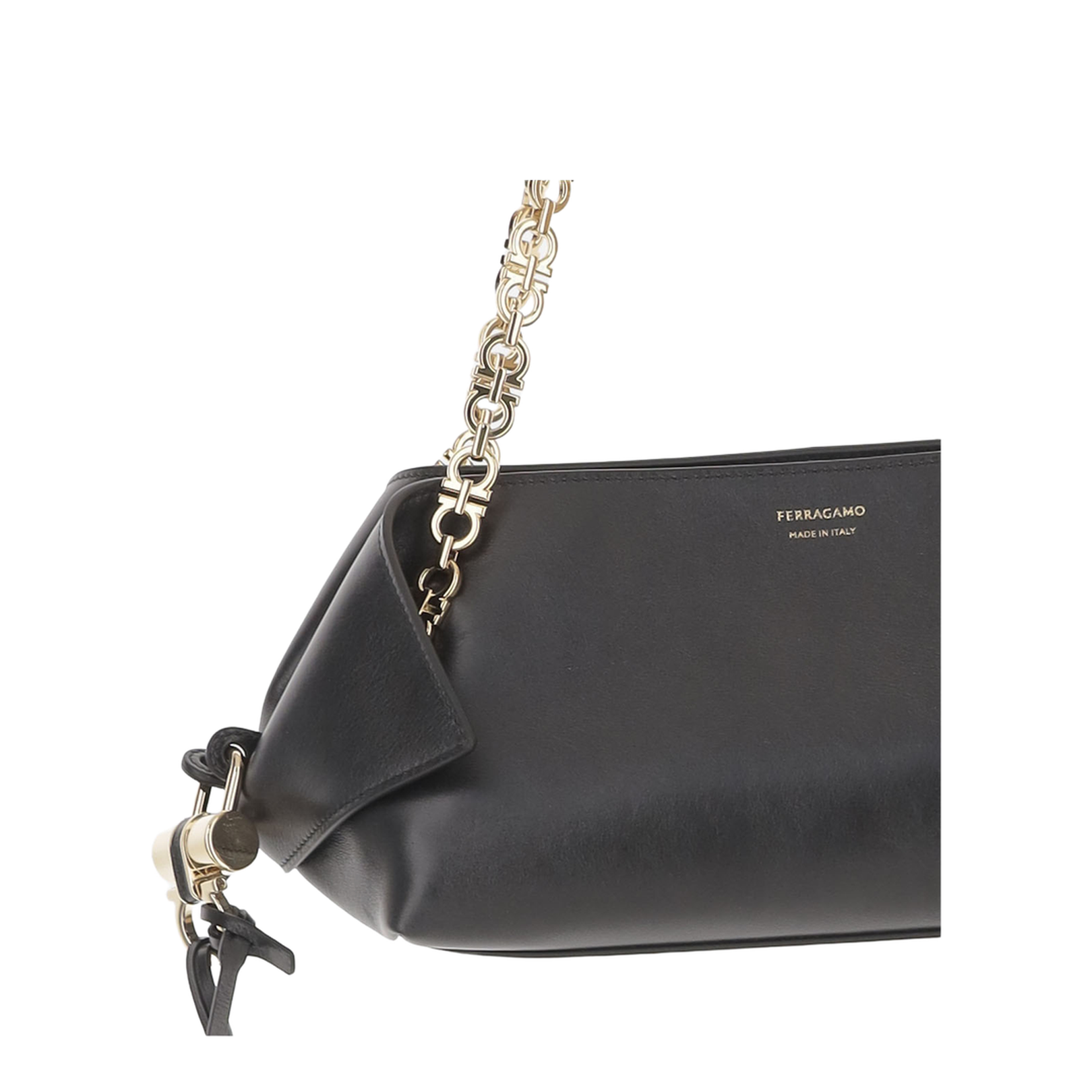 Shoulder Bag in Calfskin Leather