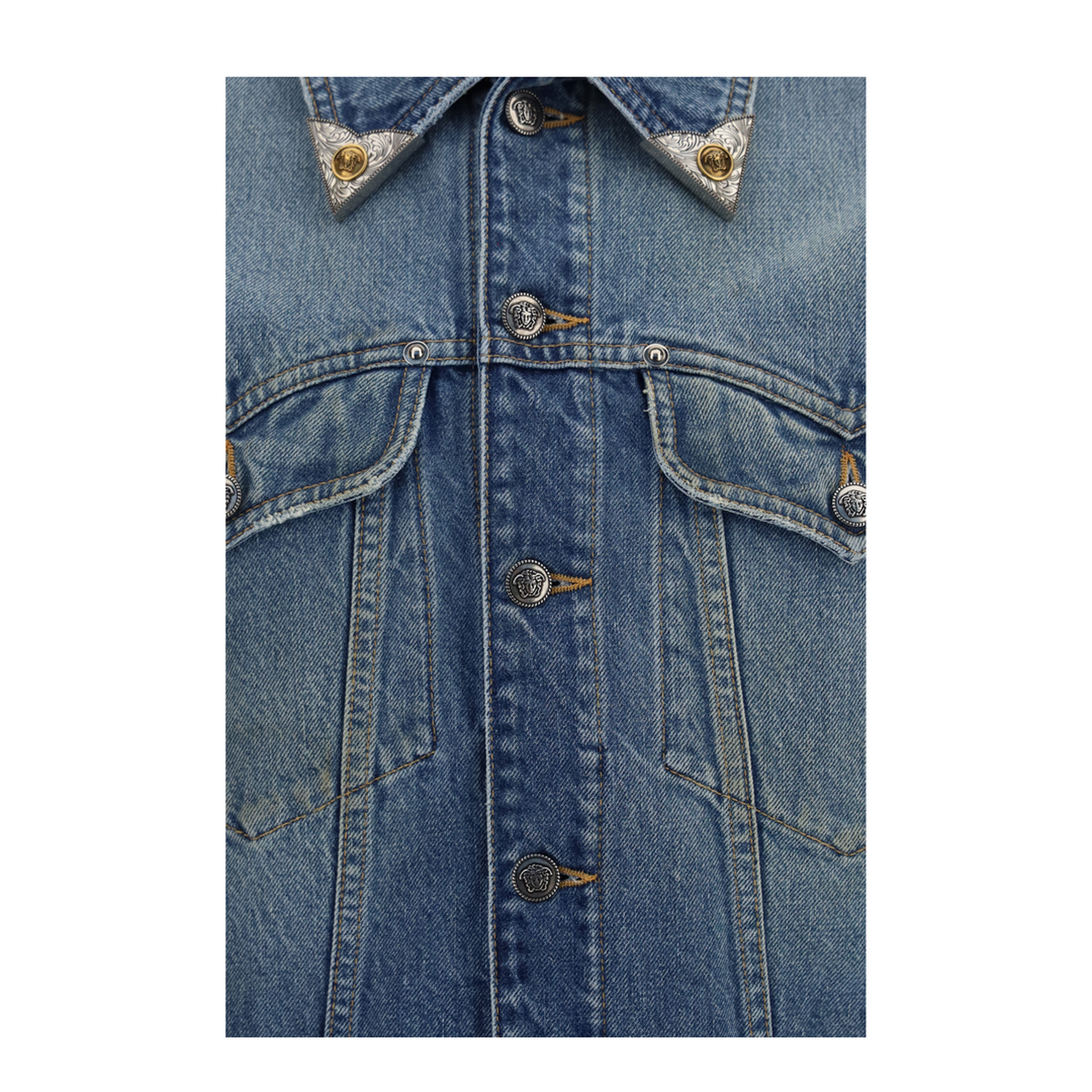 MAYFEYR - Versace - Stonewashed Denim Jacket - 10258251A18405