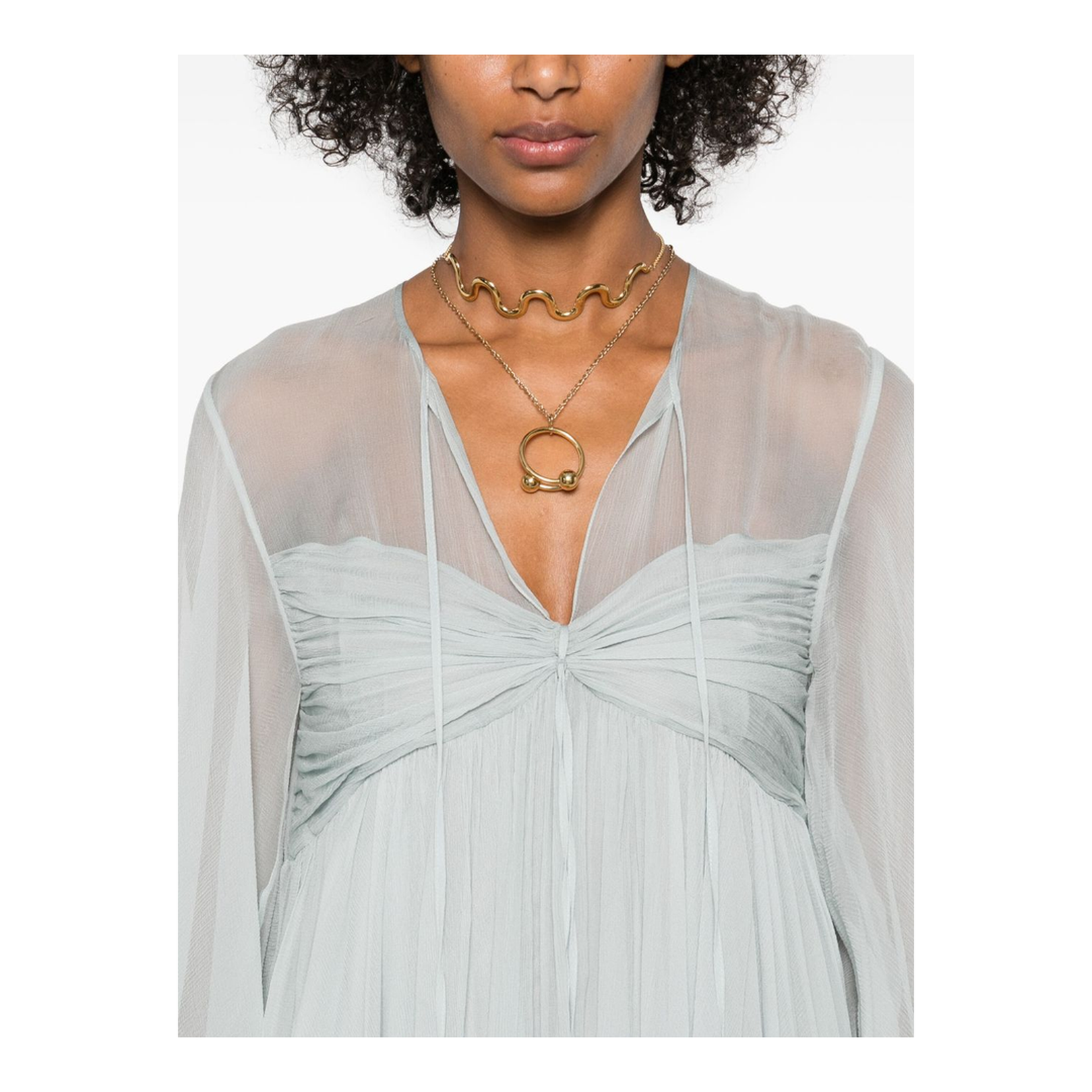 Short Pleated Dress