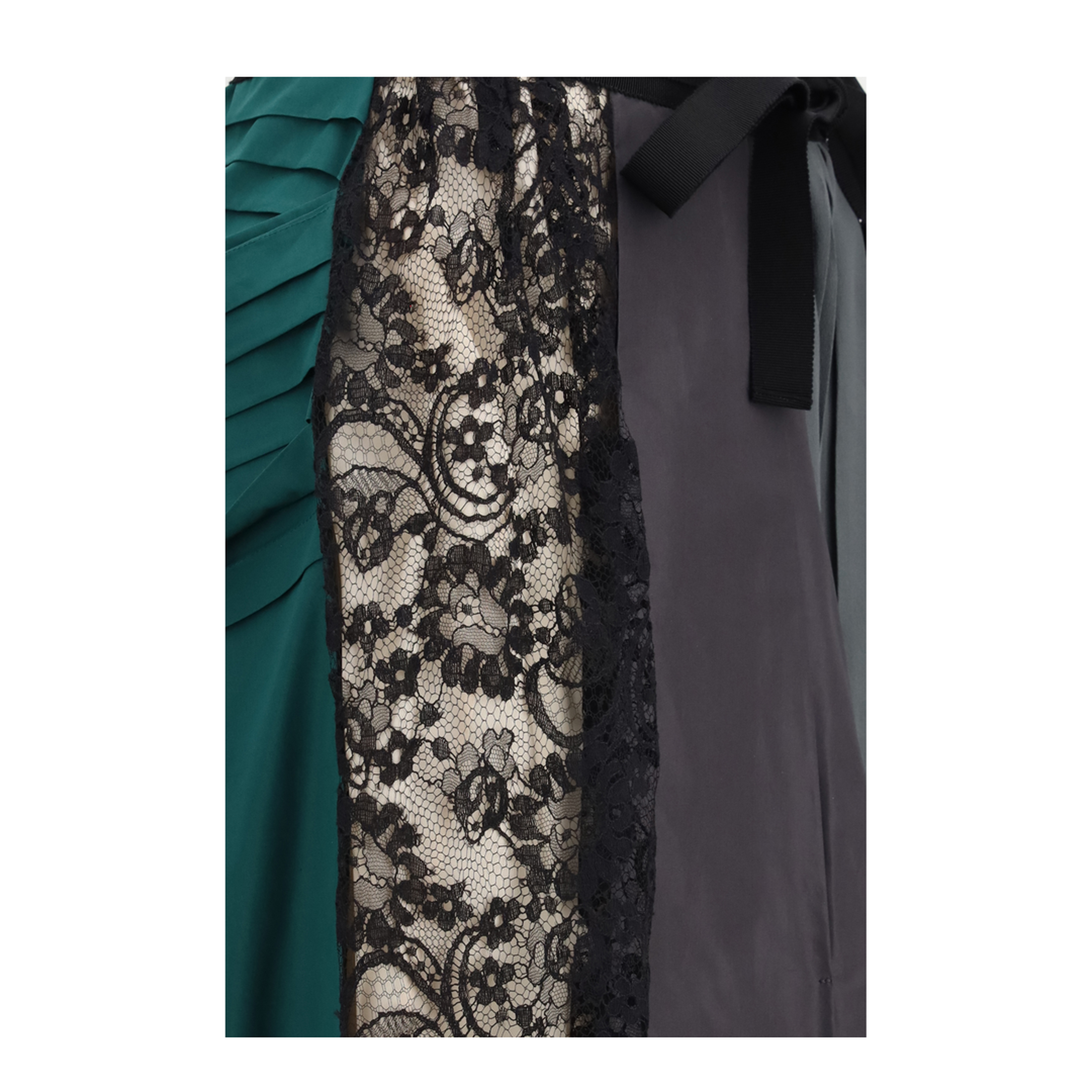 MAYFEYR - Prada - Patchwork Midi Skirt With Panel Construction - P147IGSOOO19QW