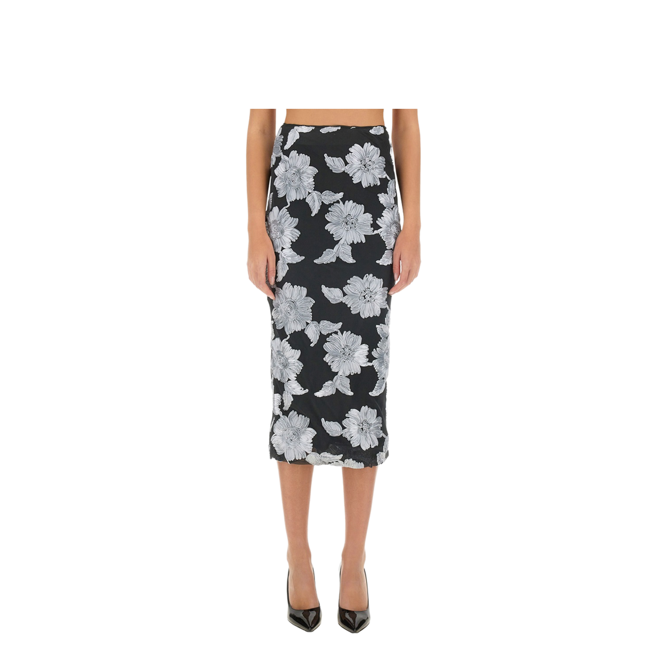 Floral Pencil Skirt