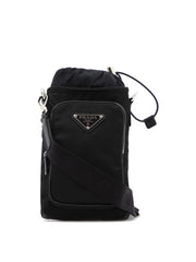 Logo Plaque Zipped Phone Bag