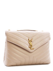 Loulou Medium Shoulder Bag, Gold Hardware